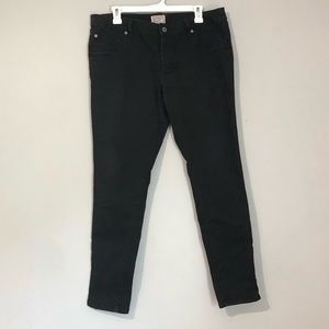 Converse One Star Black Jeans with Bottom Zipper